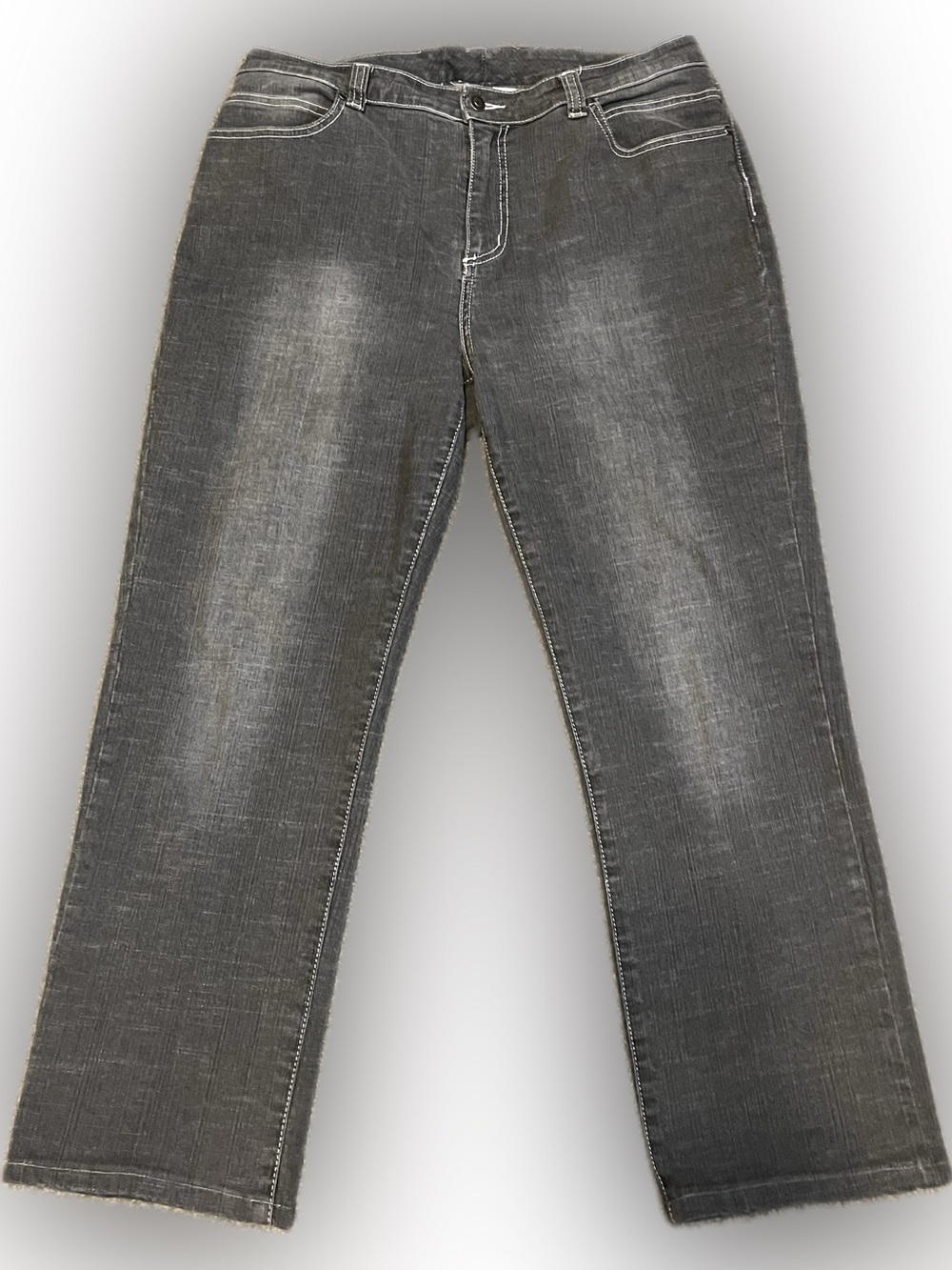 Chico’s Platinum Callie Jeans in Storm Cloud Gray size 14